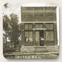 IRVING KANSAS POST OFFICE PHOTO MARSHALL COUNT KS