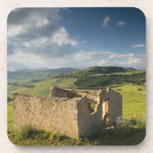 Dessous-de-verre Italie, Sicile, Enna, Pergusa, vieille ferme