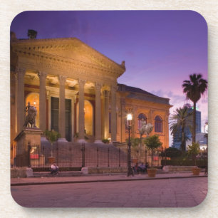 Dessous-de-verre Italie, Sicile, Palerme, Opéra de Teatro Massimo