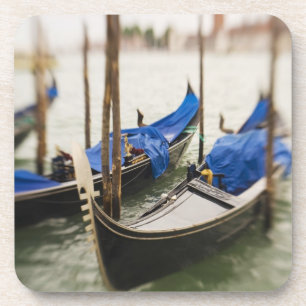 Dessous-de-verre Italie, Venise, Focus sélectif de la Gondola
