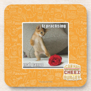 Dessous-de-verre Iz pratiquant le tango d'heure-milliampère