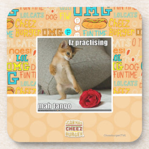 Dessous-de-verre Iz pratiquant le tango d'heure-milliampère