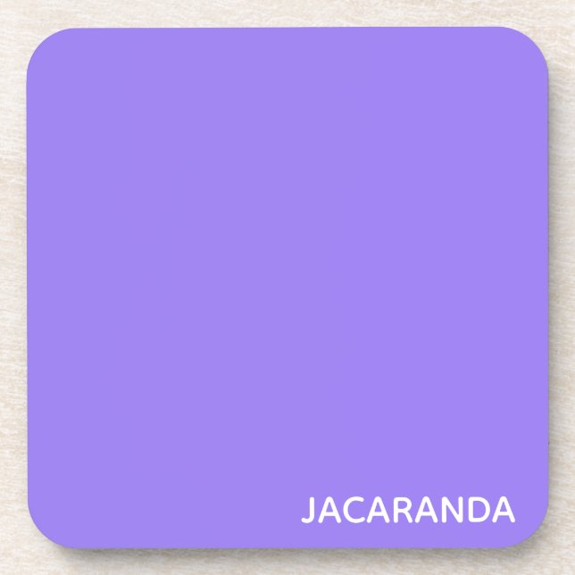 Dessous-de-verre Jacaranda purple color (Devant)