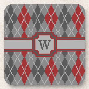 Dessous-de-verre Jacquard de des cendres et des membres Dessous de