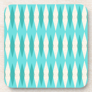 Dessous-de-verre Jacquard moderne du milieu du siècle Dessous de v