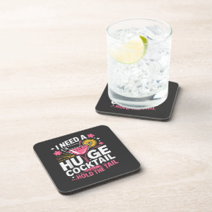 Dessous-de-verre J'ai besoin d'un énorme cocktail drôle