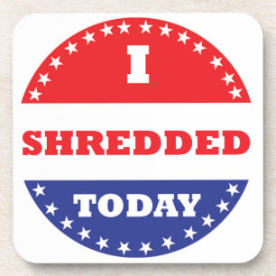 Dessous-de-verre J'ai déchiqueté aujourd'hui