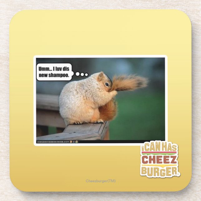 Dessous-de-verre J'ai dit un nouveau shampooing (Devant)