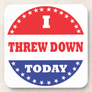 Dessous-de-verre J'Ai Jeté Aujourd'Hui