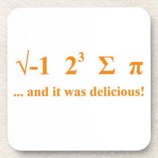 Dessous-de-verre J'ai mangé pi