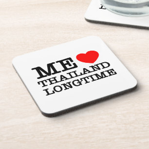 DESSOUS-DE-VERRE J'AIME LA THAÏLANDE LONGTEMPS
