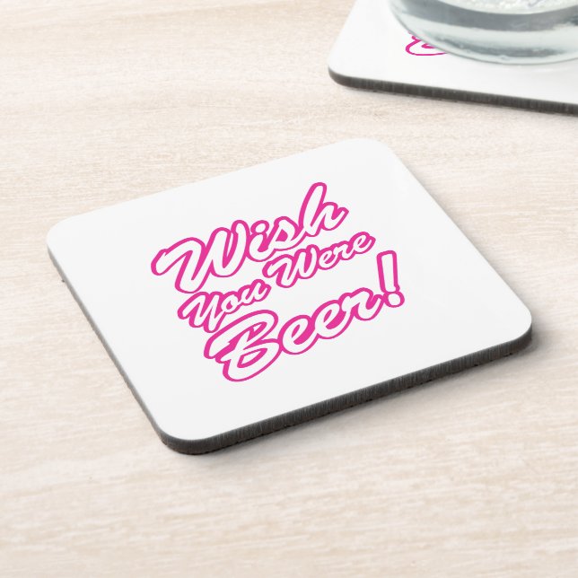 Dessous-de-verre J'Aimerais Que Tu Sois Bière ! (Côté gauche)