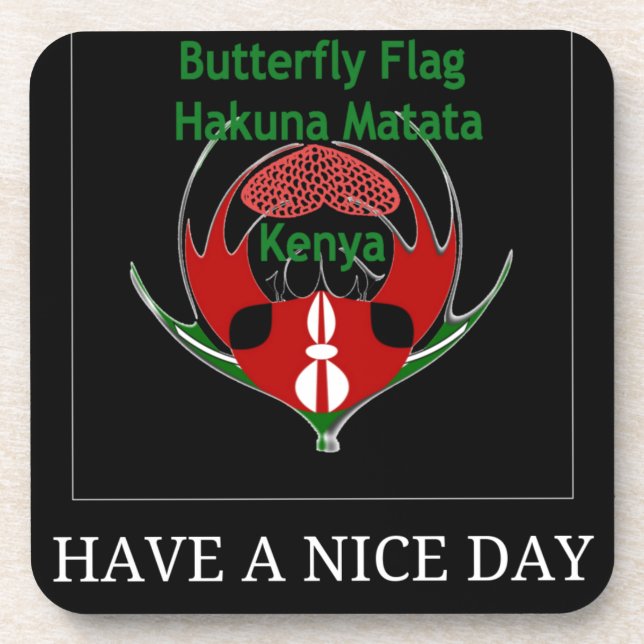 Dessous-de-verre Jambo Kenya (Devant)