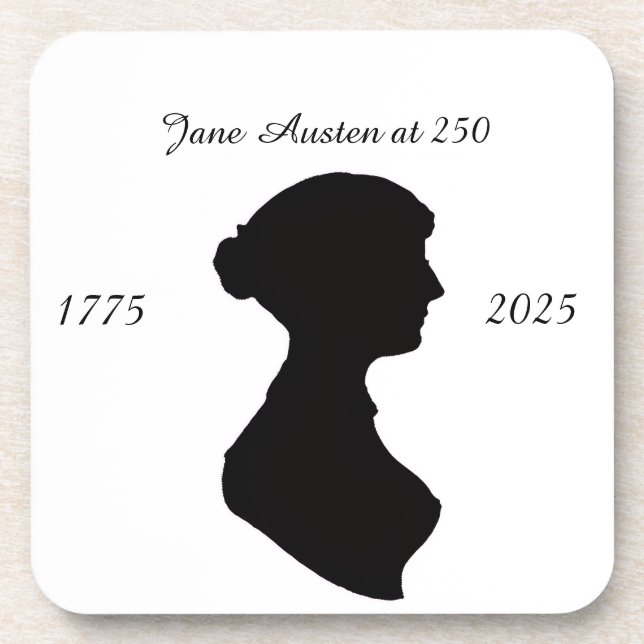 Dessous-de-verre Jane Austen à 250 ans (Devant)