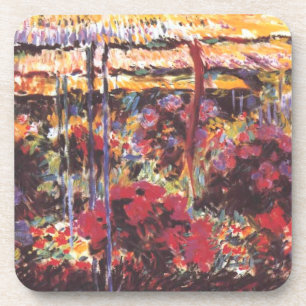 Dessous-de-verre Jardin à Giverny - Claude Monet - c1900