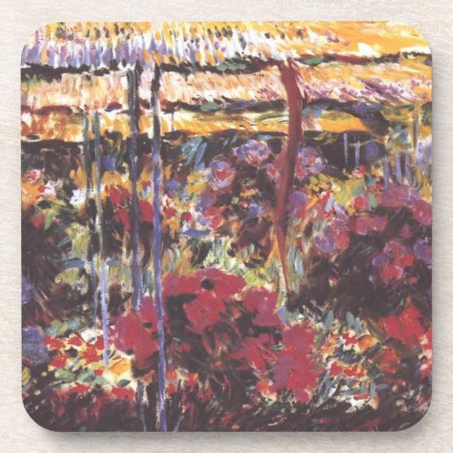 Dessous-de-verre Jardin à Giverny - Claude Monet - c1900 (Devant)