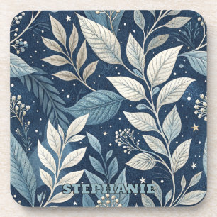 Dessous-de-verre Jardin de nuit en toute transparence Motif botaniq