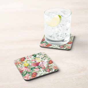 Dessous-de-verre Jardin de printemps Vintage Rose