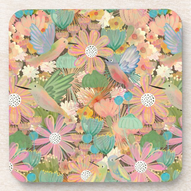 Dessous-de-verre Jardin des colibris (Devant)