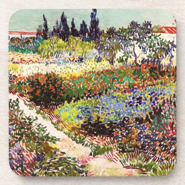 Dessous-de-verre Jardin Floral Van Gogh À Arles Art Floral (Devant)