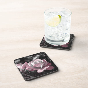 Dessous-de-verre Jardin rose rose