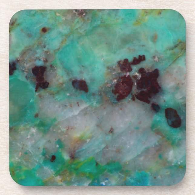 Dessous-de-verre Jasper de Chrysocolle Bleu (Devant)