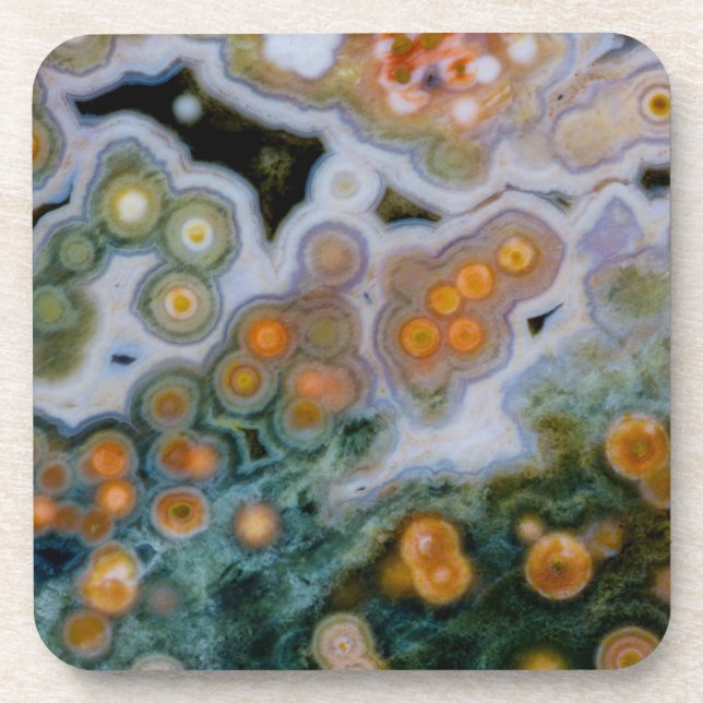 Dessous-de-verre Jasper Océan Tacheté (Devant)