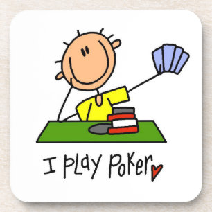Dessous-de-verre Je Joue au Poker