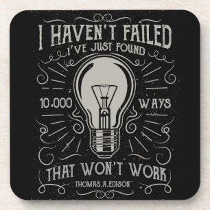 Dessous-de-verre Je n'ai pas manqué de trouver des façons qui n'o