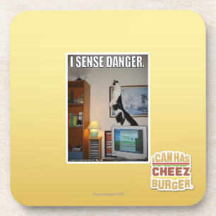 Dessous-de-verre Je sens le danger
