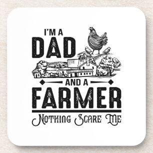 Dessous-de-verre Je suis papa et paysan Agriculture