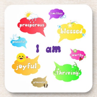 Dessous-de-verre Je Suis Positive Affirmations Mots Self Love