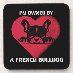 Dessous-de-verre Je suis possédé par un bouledogue français