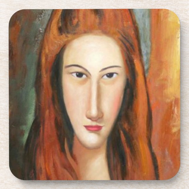 Dessous-de-verre Jeanne Hebuterne Portrait d'Amedeo Modigliani  (Devant)