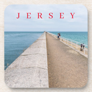 Dessous-de-verre Jersey St.Catherine's Breakwater vue dessous de ve