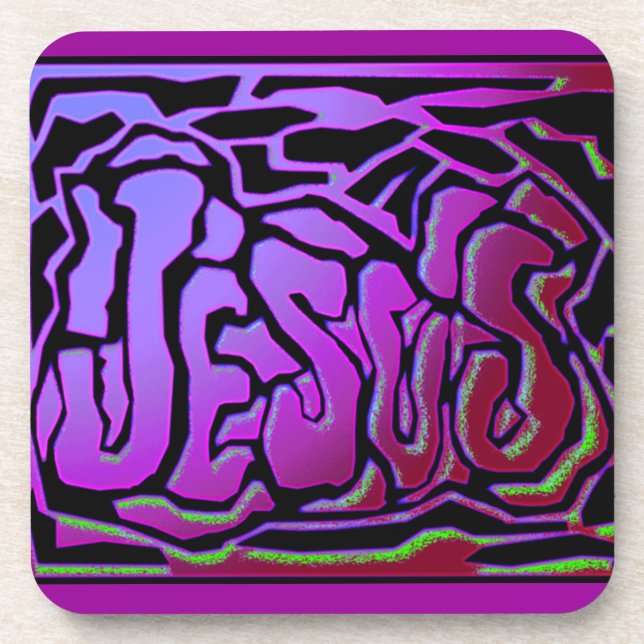 Dessous-de-verre Jésus Graffiti La Personnaliser (Devant)