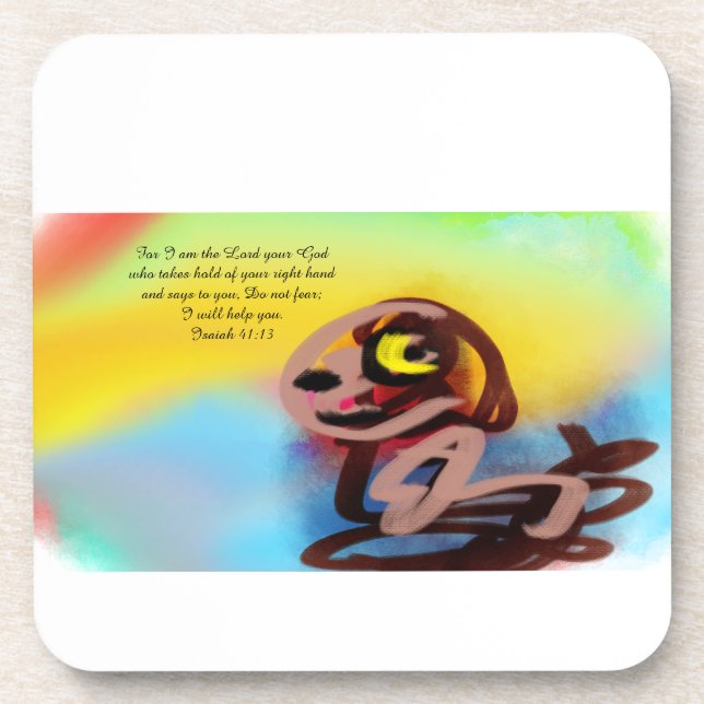 Dessous-de-verre Jesus here  (Devant)