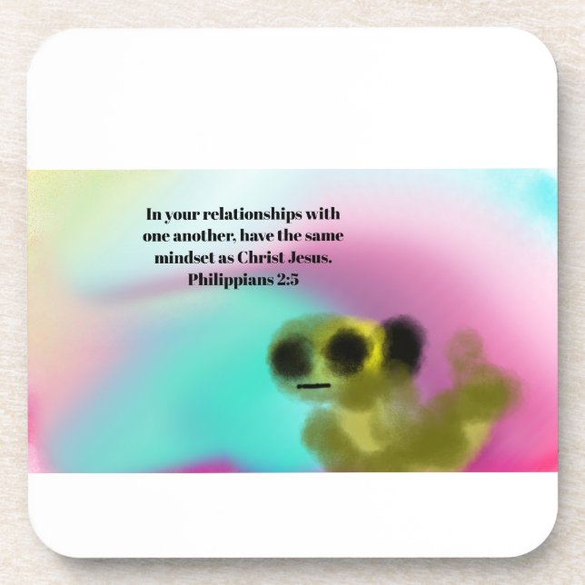 Dessous-de-verre jesus love us (Devant)