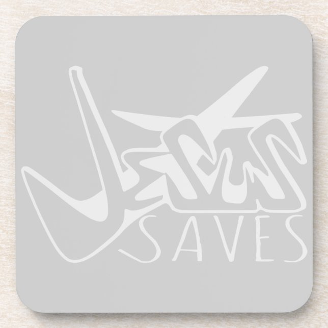 DESSOUS-DE-VERRE JÉSUS SAUVE GRAFFITI (Devant)