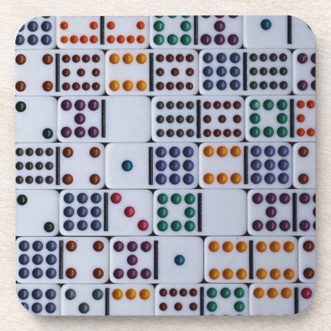 Dessous-de-verre Jeu de Dominos (Devant)