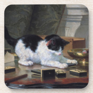 Dessous-de-verre Jeu du chaton par Henriëtte Ronner-Knip