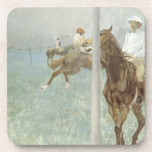 Dessous-de-verre Jockeys avant la course par Edgar Degas (Devant)