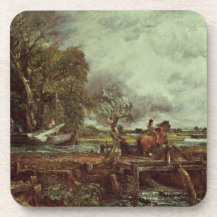 Dessous-de-verre John Constable le cheval de saut, c.1825 (huile