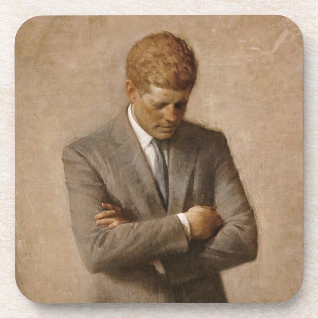 Dessous-de-verre John Kennedy Portrait de la Maison-Blanche préside (Devant)