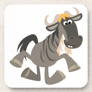 Dessous-de-verre Joli Cartoon Tap Danser Wildebeest Cork Dessous de