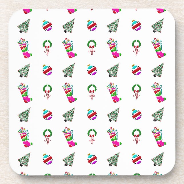 Dessous-de-verre Joli motif de Noël (Devant)