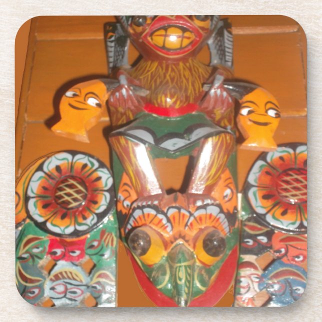 Dessous-de-verre Joli Retro Halloween Bash Hakuna Matata Party Cade (Devant)