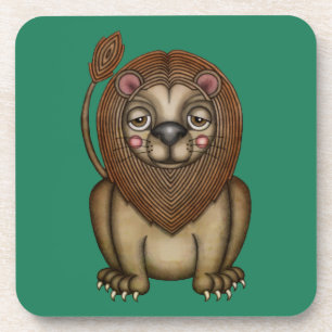 Dessous-de-verre Joli roi des bêtes Lion