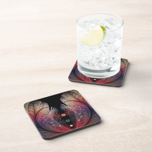 Dessous-de-verre Jonglage Abstrait Moderne Fantaisie Art Fractal