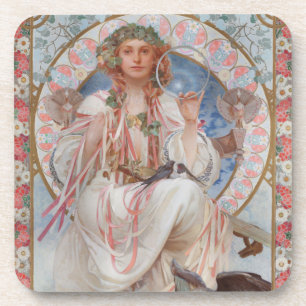 Dessous-de-verre Josephine Crane Bradley en Lavia par Alphonse Much